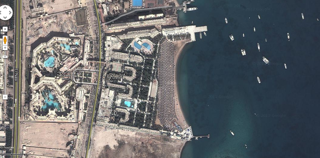 Ägypten: Hotel am Strand