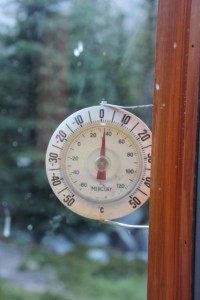 kalte Temperaturen des Fryatt Valley
