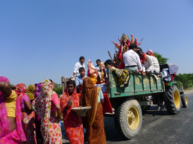 Während des Dashain-Festes feiern die Hindus in Nepal ihre Götter